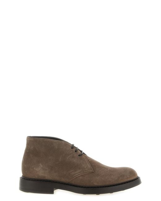 Doucal's Brown 'chukka' Ankle Boots for men