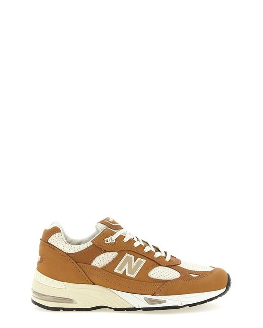 New Balance Brown 'made In Uk 991' Sneakers for men