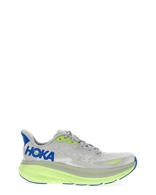 Sneaker 'Clifton 9' di Hoka One One in Green da Uomo