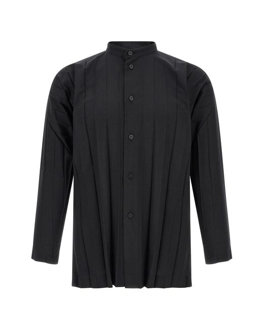 Homme Plissé Issey Miyake Black 'edge' Shirt for men