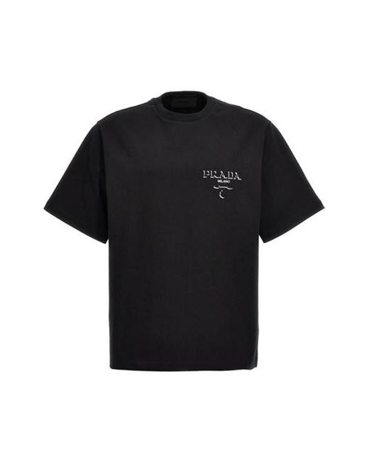 Prada Black Logo T-shirt for men