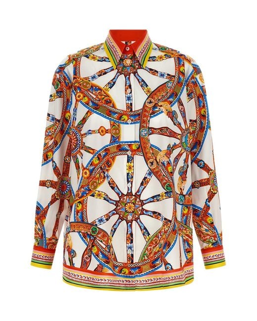 Dolce & Gabbana Multicolor 'carretto' Shirt