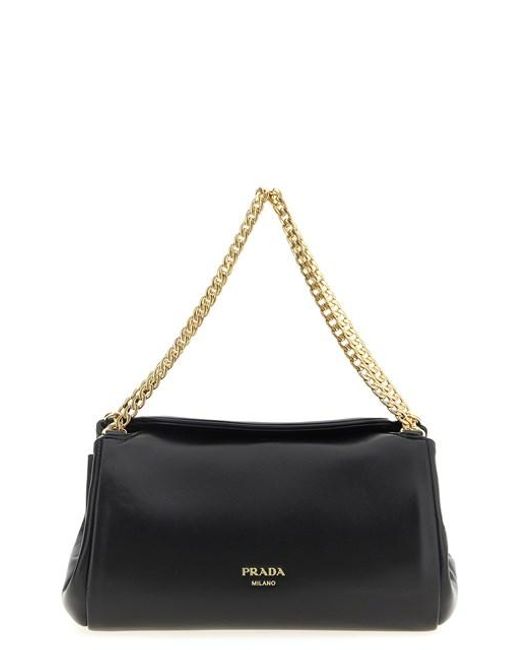 Prada Black Nappa Shoulder Bag