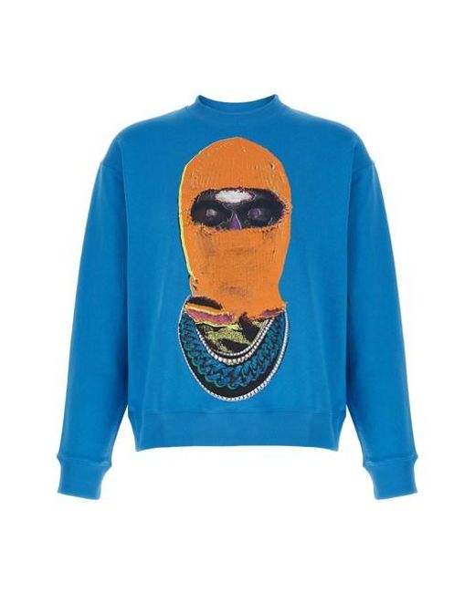 Felpa 'Kanye' di Ih Nom Uh Nit in Blue da Uomo