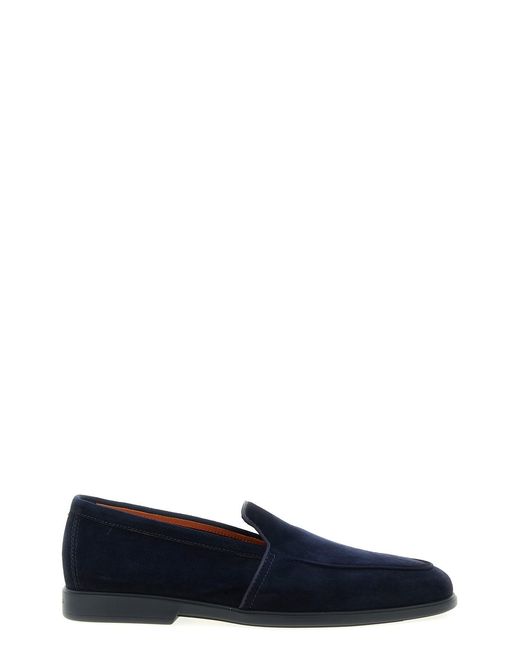 Santoni Blue 'malibù' Loafers for men