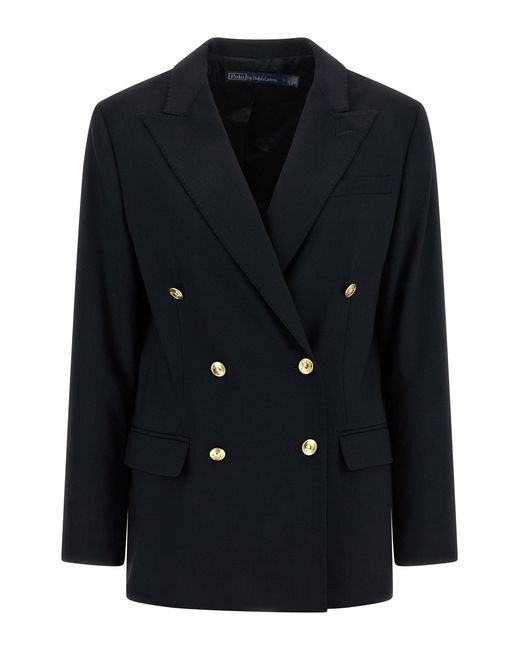 Polo Ralph Lauren Blue Double-breasted Blazer