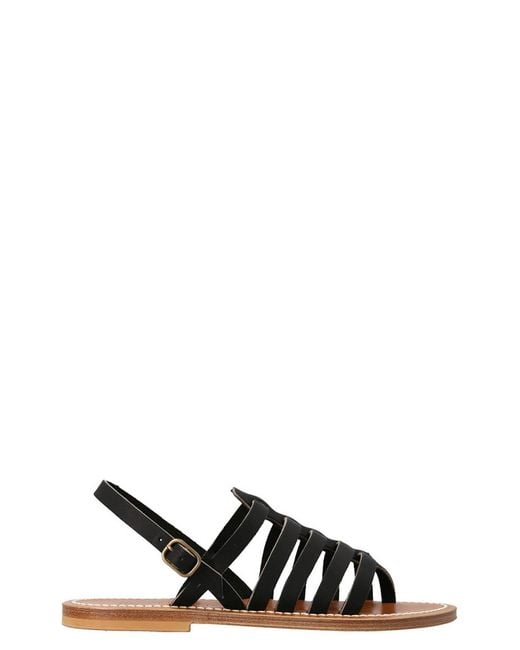 K. Jacques Black 'homere' Sandals
