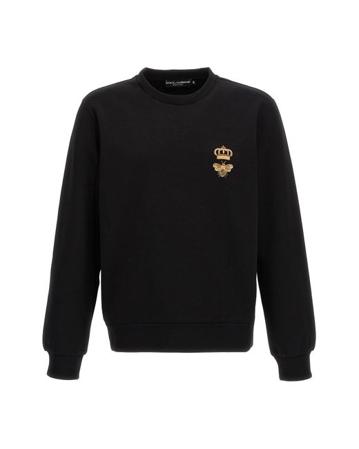 Dolce & Gabbana Sweatshirt "Essential" in Black für Herren