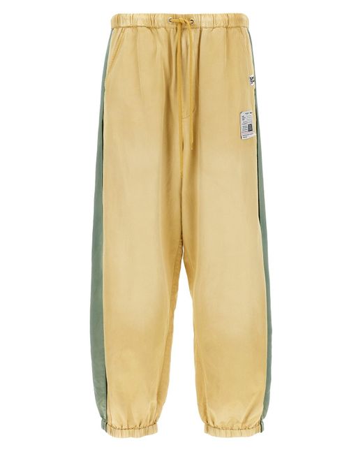 Maison Mihara Yasuhiro 'gealterte Satinhose in Yellow für Herren