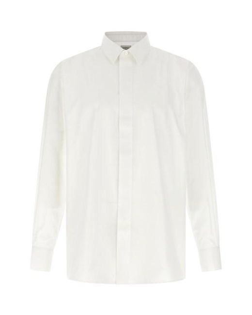 Camicia 'Cassandre' di Saint Laurent in White da Uomo