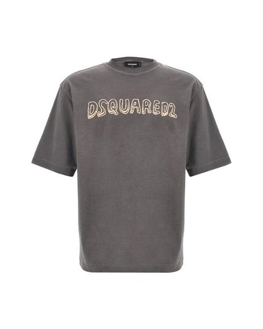 Tシャツ・カットソー DSQUARED2 'Best Fade' T-shirt Gray DSquared² 'best Fade' T-shirt in Gray for Men | Lyst