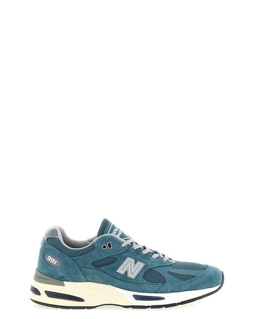 New Balance Blue 'made In Uk 991v2' Sneakers for men