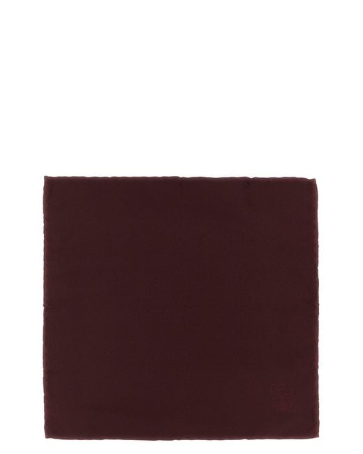 Brunello Cucinelli Purple Double-face Pocket Clutch for men