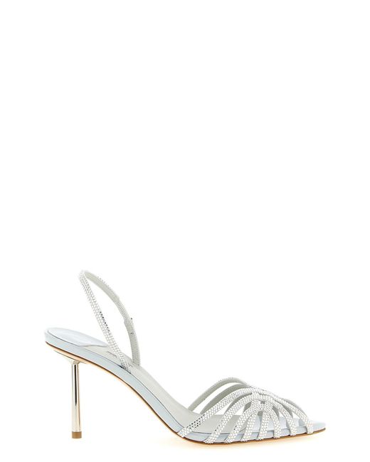 Le Silla White 'embrace' Sandals