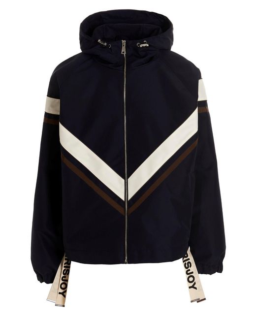 Khrisjoy Black 'Windbreaker Hood' Jacket for men