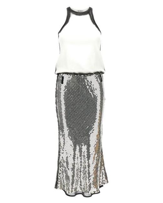 Abito paillettes di The Attico in White