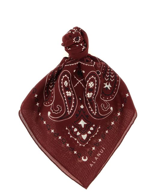 Alanui Red Bandana Paisley
