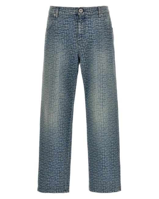 Balmain Jeans "Monogram" in Blue für Herren