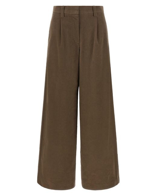 Brunello Cucinelli Natural Fustagno Pants