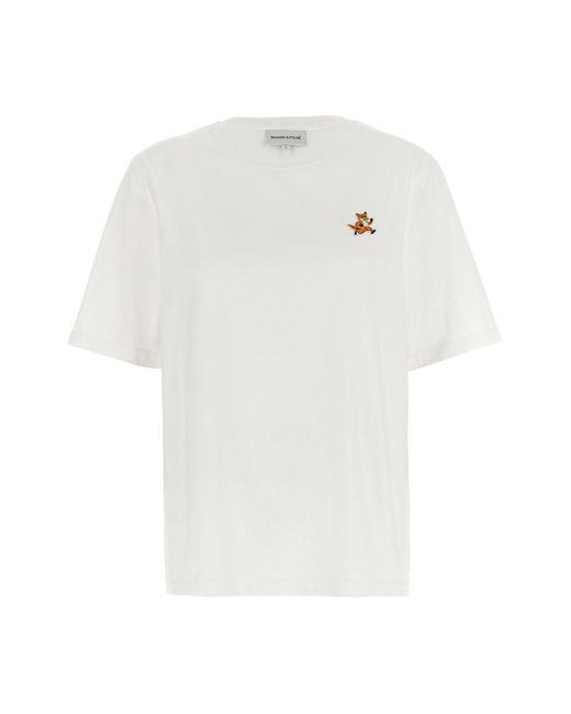 Maison Kitsuné White 'speedy Fox' T-shirt
