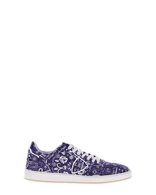 Philippe Model 'lakers' Sneakers in Purple for Men | Lyst
