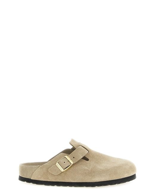 Birkenstock Brown 'boston' Sabots