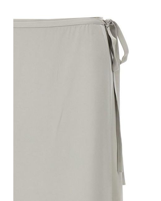 Gonna 'CL Tie Wrap' di Theory in Gray