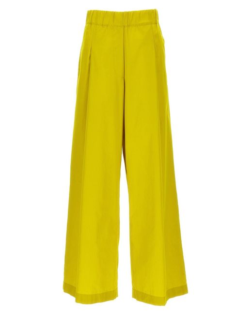 Dries Van Noten Yellow 'Pila' Trousers