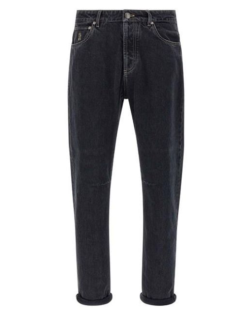 Brunello Cucinelli Blue 'Denim' Jeans for men