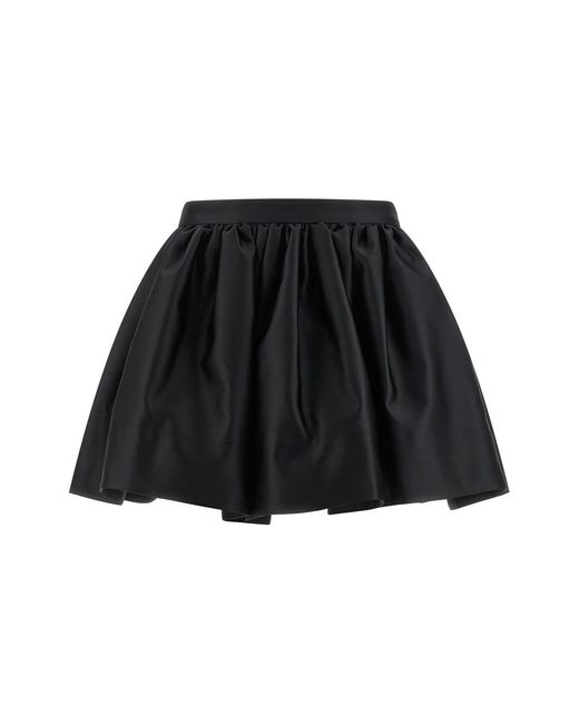 Rabanne Black Satin Skirt