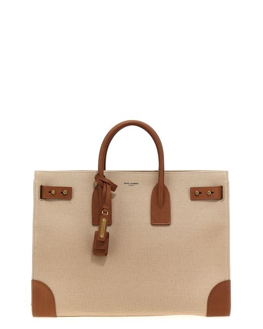 Saint Laurent Brown Große Handtasche "Sac De Jour"