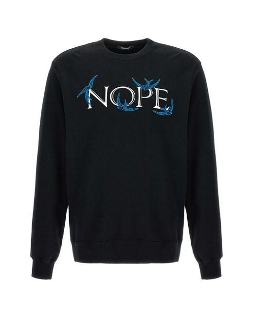 Undercover Black 'nope' Sweatshirt for men