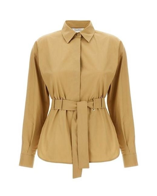 Camicia 'Juglas' di Max Mara in Metallic