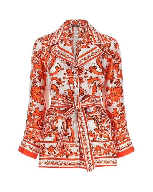 Dolce & Gabbana Red 'vanity' Shirt