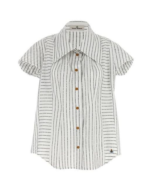 Vivienne Westwood White 'twisted Bagatelle' Shirt