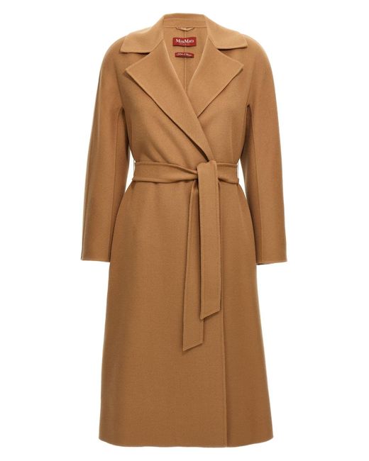 Max Mara Brown 'cles' Coat