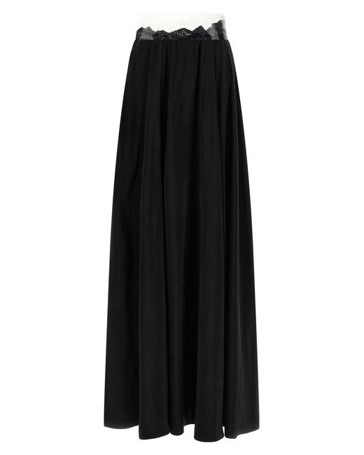 Maison Margiela Black 'taped' Skirt