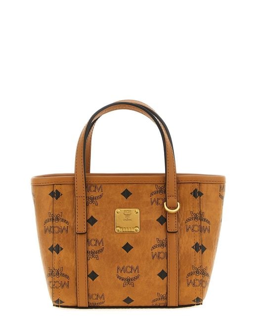MCM Brown 'toni' X-mini Shopping Bag