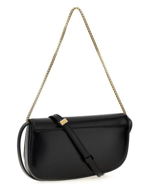 Borsa A Spalla 'Fiamma S' Con Dettaglio Logo di Ferragamo in Black