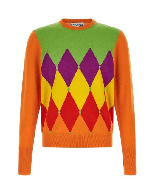 Ballantyne Multicolor 'classic Diamond' Sweater for men