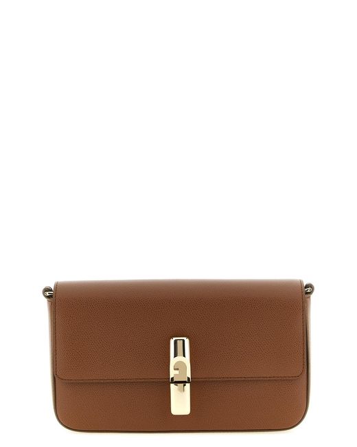 Furla Brown ' Iride S' Crossbody Bag
