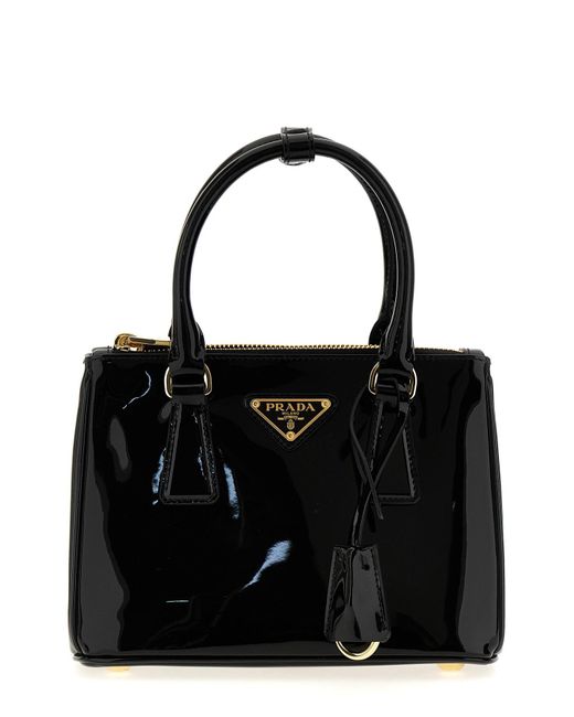 Prada Black 'galleria' Mini Handbag