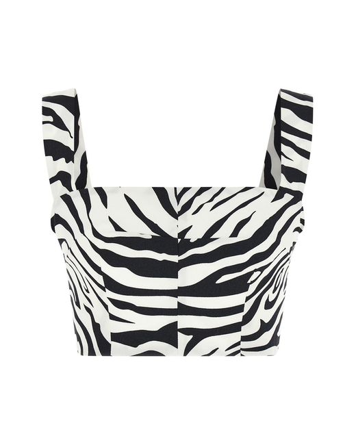 Dolce & Gabbana Multicolor 'zebra' Top