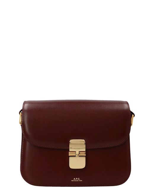 A.P.C. Purple 'grace Small' Crossbody Bag