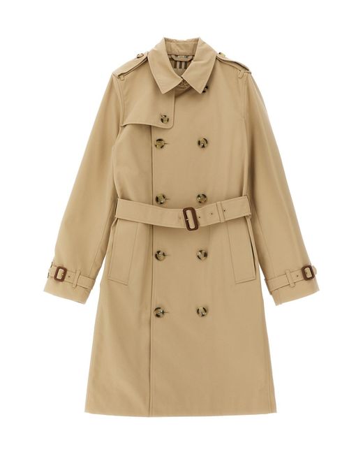 Burberry Natural 'mayfair' Trench Coat
