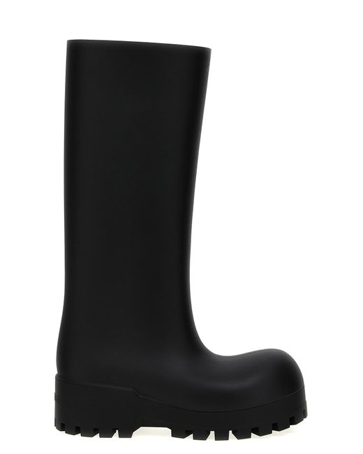 Balenciaga Black 'bulldozer' Rain Boots