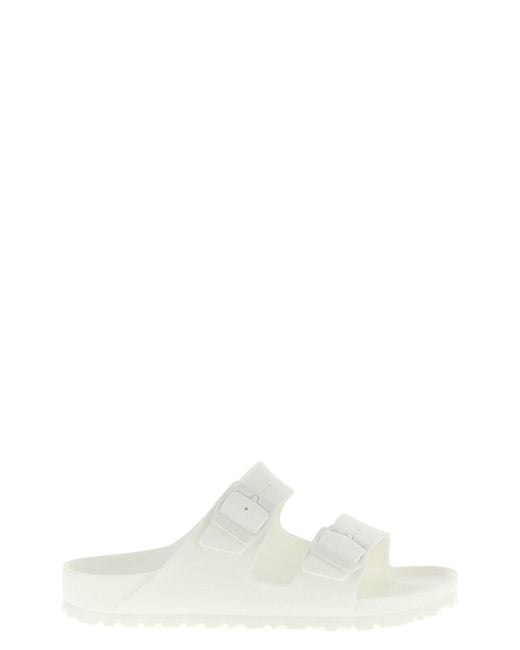 Birkenstock White 'arizona - Eva' Sandals