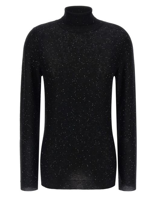 Fabiana Filippi Black Sequin Sweater