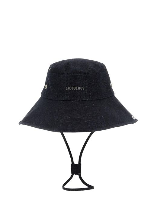 Jacquemus Black 'le Bob De-nîmes' Bucket Hat for men