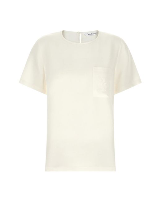 Max Mara White 'mxmpagano' Blouse